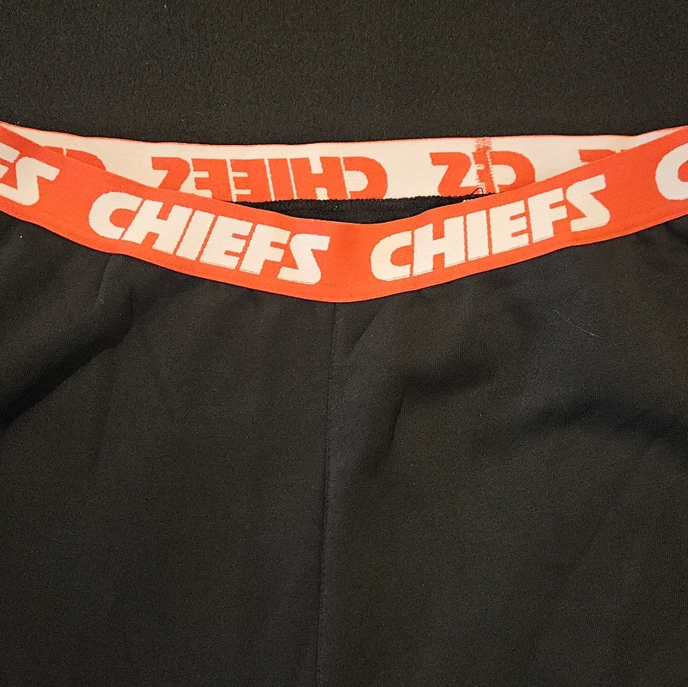 Kansas City Chiefs Ultra Game Day NFL Black Jogger Pants Sweatpants Mens Size 1X - Picture 4 of 10